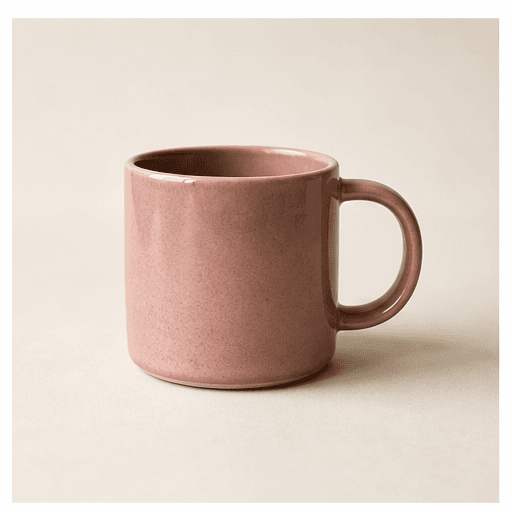 Rose Glaze Ceramic Mug